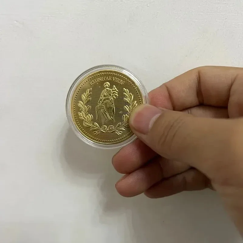 New Movie John Wick Continental Hotel Gold Two-Sided Coin Collection Cosplay Alloy Props Accessories Gift - view 6