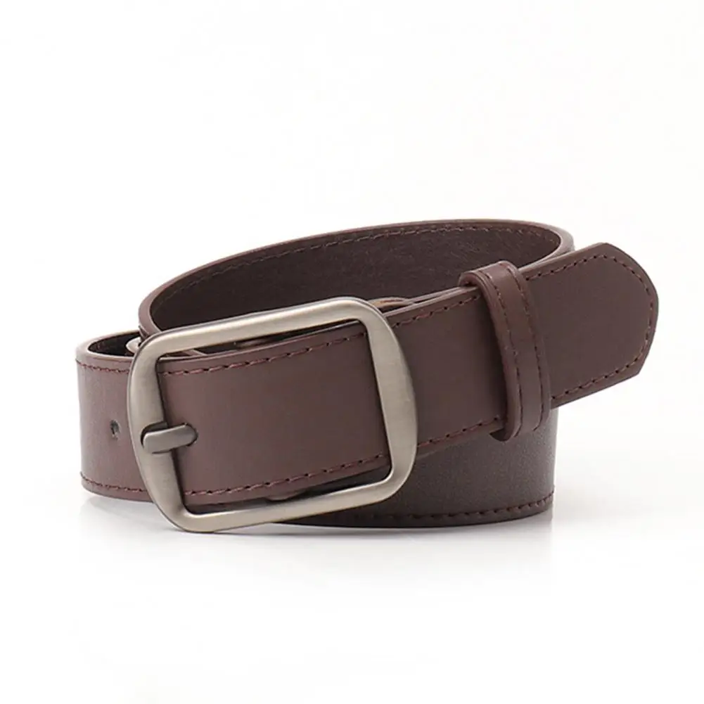 Женский джинсовый ремень, винтажный джинсовый ремень унисекс в западном стиле с регулируемым дизайном, ретро-джинсовый ремень с несколькими отверстиями для мужчин и женщин, искусственный ремень