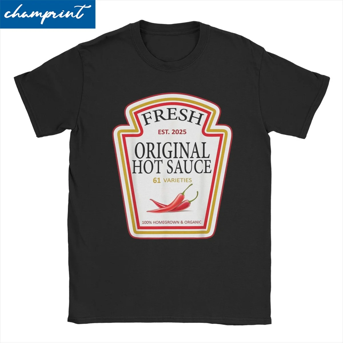 

Мужская и женская группа приправ с горячим соусом, одинаковые семейные костюмы на Хэллоуин, футболка, хлопковая одежда, футболки с круглым вырезом, футболки 6XL