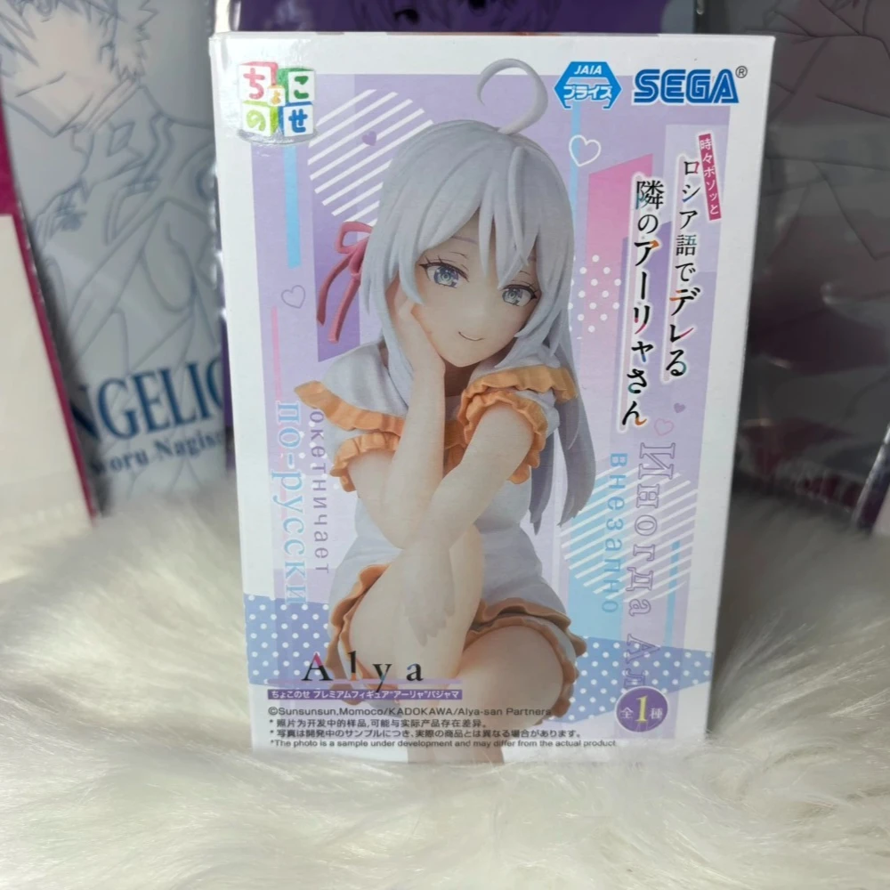 Em estoque sega genuíno tokidoki bosotto rússia-go de dereru tonari no alyasan alisa kujou luminasta pijamas 14cm modelo figura de brinquedo