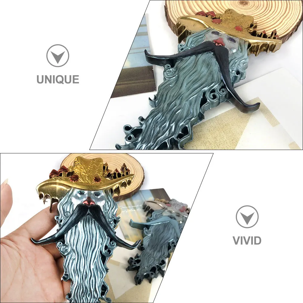 

DIY Old Man with Beard Silicone Mold Epoxy Casting Flexible Non Stick Safe for Creative Crafts Silicone Molds Decor Mold