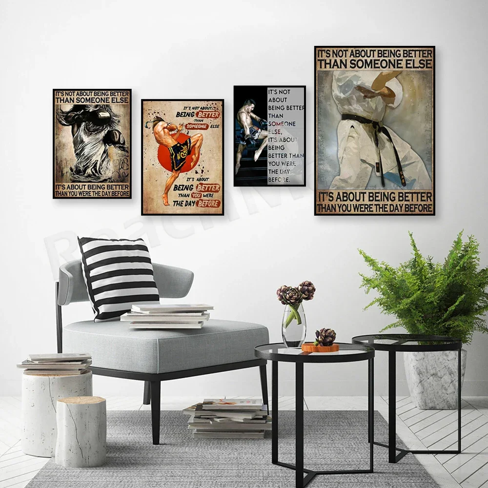 Muay Thai It's not better than others, it's better than before Poster, muay thai, gift for muay thai lovers