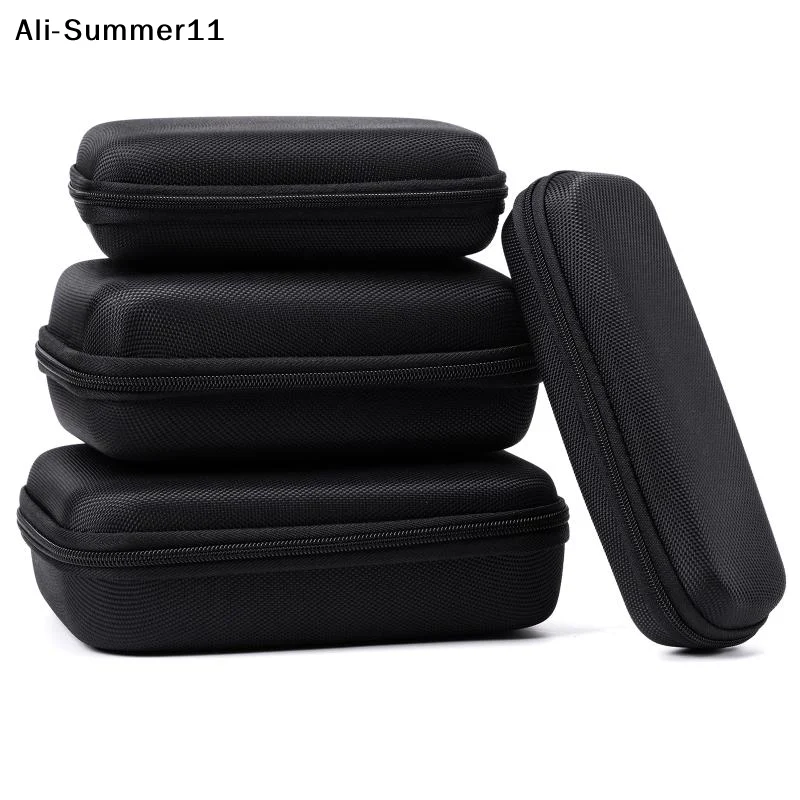 【S7】【Ay3】New Hard Shell EVA Storage Box Mini Portable Pouch Carrying Bag Black Protective Storage Case Digital Accessories