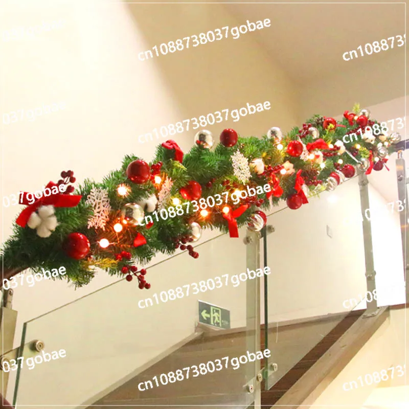 Christmas decoration supplies 2.7 meters rattan hotel windows shopping mall escalators outdoor