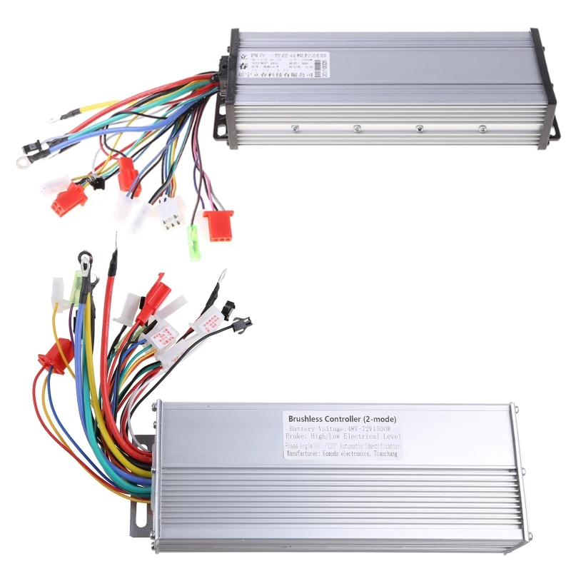 Controlador de Velocidade do Motor dc sem Escova Modos Duplos Inteligentes Bicicleta Elétrica Scooter 4872v 1500w em 1pc