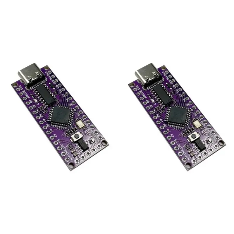 【PUBLICITY】2X Lgt8f328p-Lqfp32 Minievb Type-C Micro-Usb Compatible With Atmega328 For Nano V3.0 Lgt8f328p Ht42b534-1 Sop16