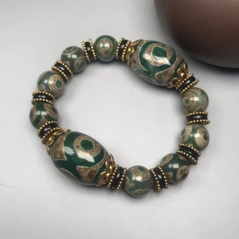 

Retro Tibetan Fashion Dzi Bead Bracelet, Classic Fashion Versatile Bracelet Jewelry