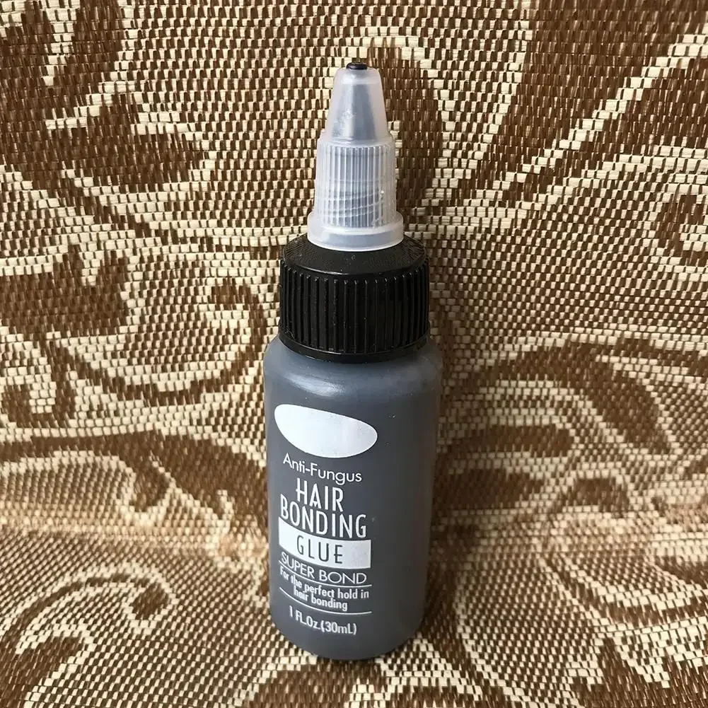 Herramienta de peluquín de 30ml, adhesivo líquido, pegamento para peluca de pestañas postizas, fácil de aplicar, extensión de cabello de salón, resistente al agua, unión Invisible profesional