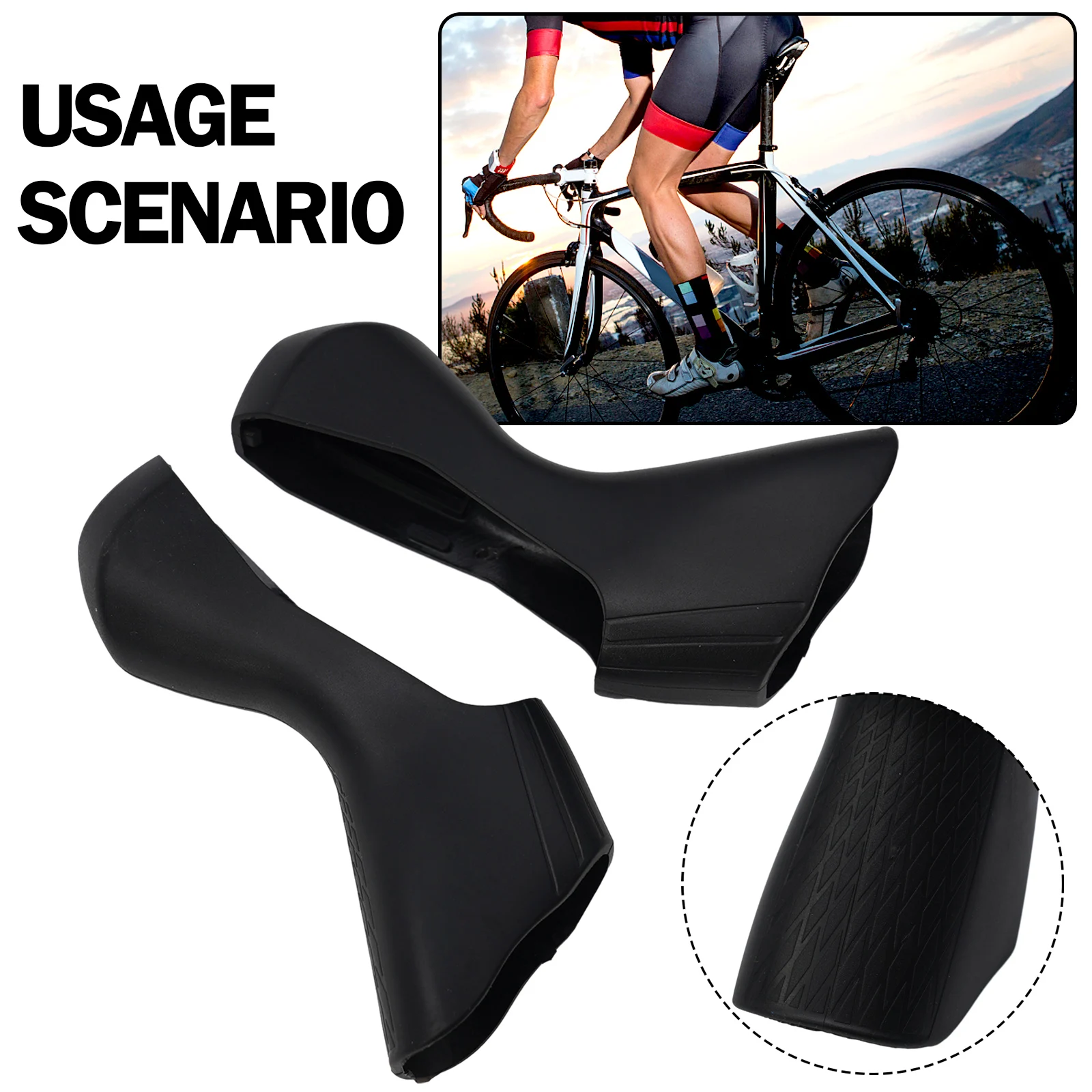 

1 Pair Lever Hood Shifter Lever Hood For-Shimano ST-R7020 Protective Case Silica Gel Transmission High Quality