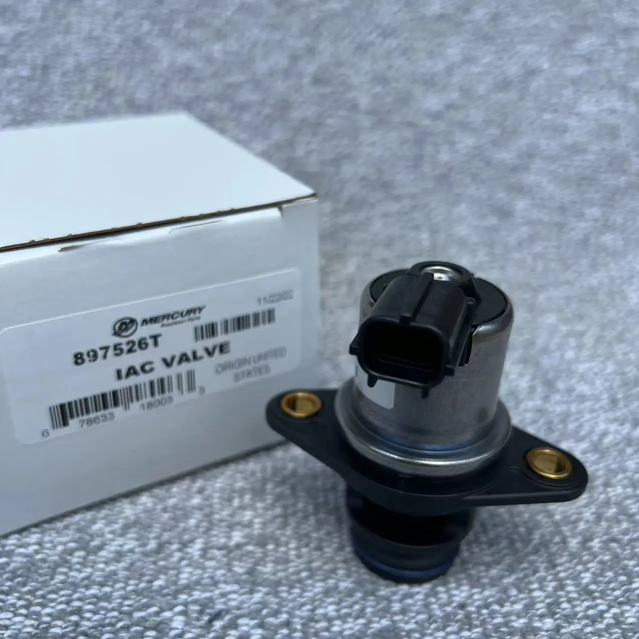 Mercúrio 897526 4 tempos 75-90-115-150-250 cavalos de potência motor de popa válvula de controle de ralentí válvula de ralentí