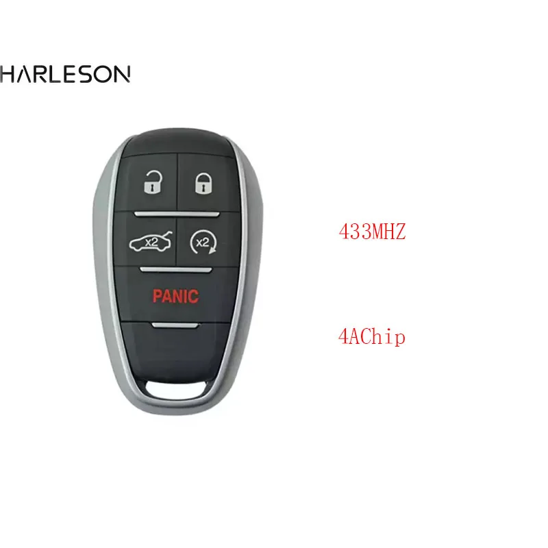 

4A Chip 433MHZ For Alfa Romeo Giulia Stelvio 2017 2018 2019 2020 Keyless Remote Smart Key Fob KR5ALFA434