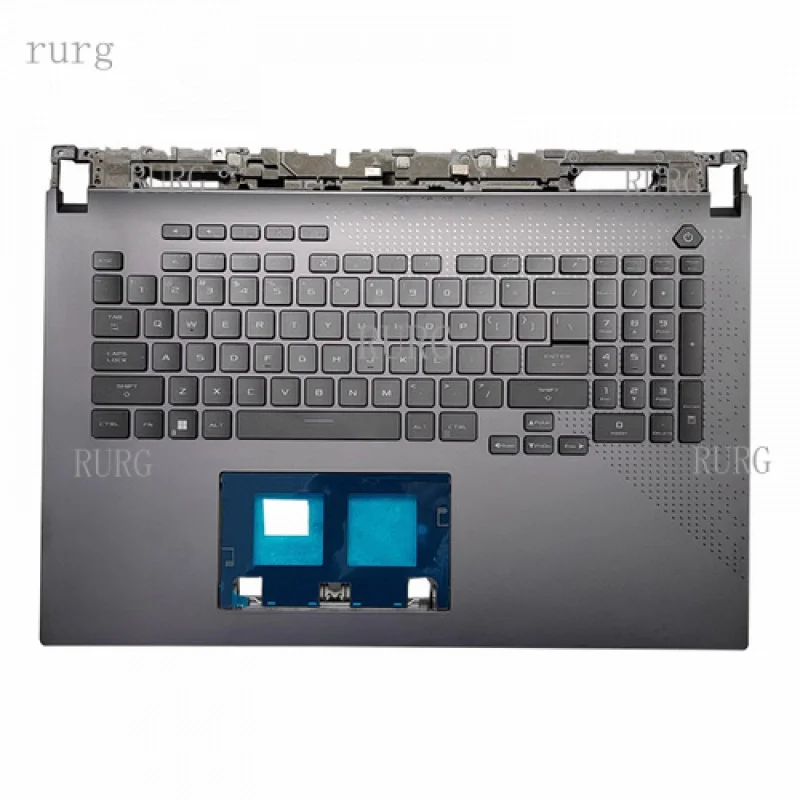 

L для ASUS ROG Strix G17 G713 G713QY Упор для рук с клавиатурой с подсветкой, серый (2022)