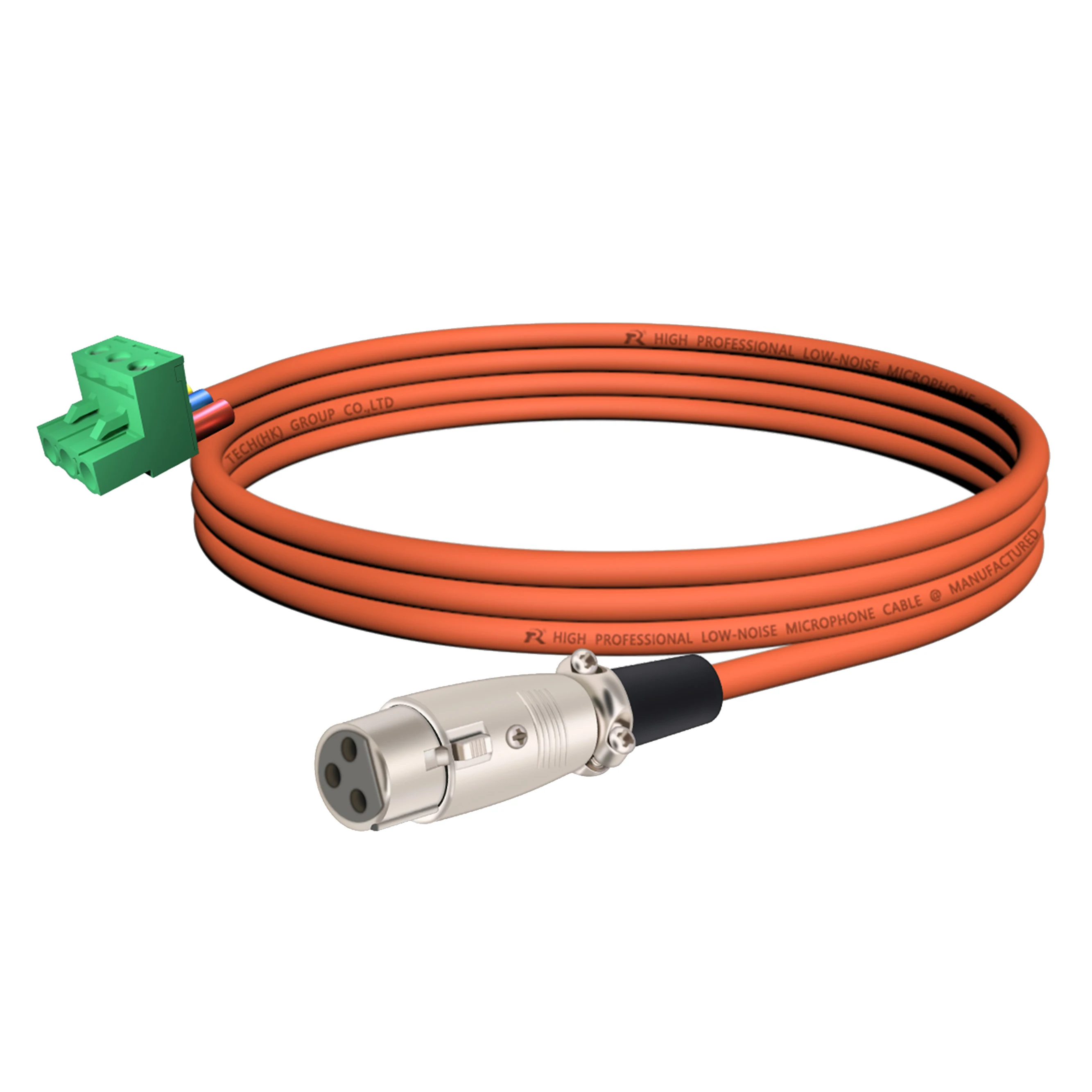 XLR-auf-Phoenix-Kabel, 3-poliger XLR-Stecker/Buchse auf PHX3M/2EDG 5.08 PCB-Schraubklemmenadapter mit sicherem Endstück, geräuscharm – Detail 14