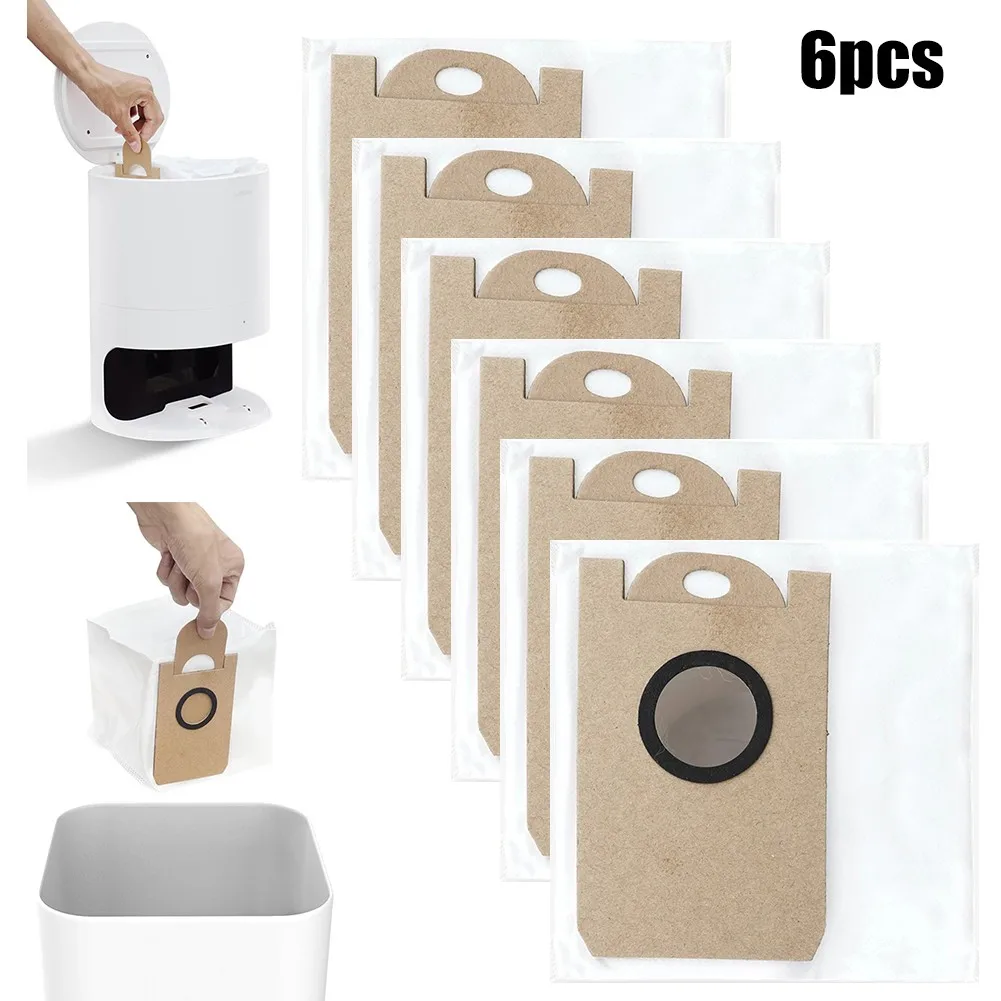 Replacement Useful Brand New High Quality Dust Bags Parts Quickly Partical 1 Set 6 Pack Accessories Efficiently