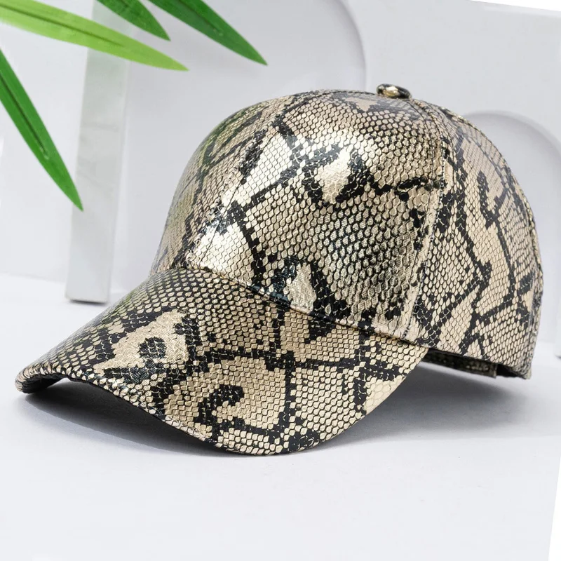 Snake Pattern Baseball Cap for Men and Women, Outdoor Travel Duckbill Hat, Sports Sun Hat