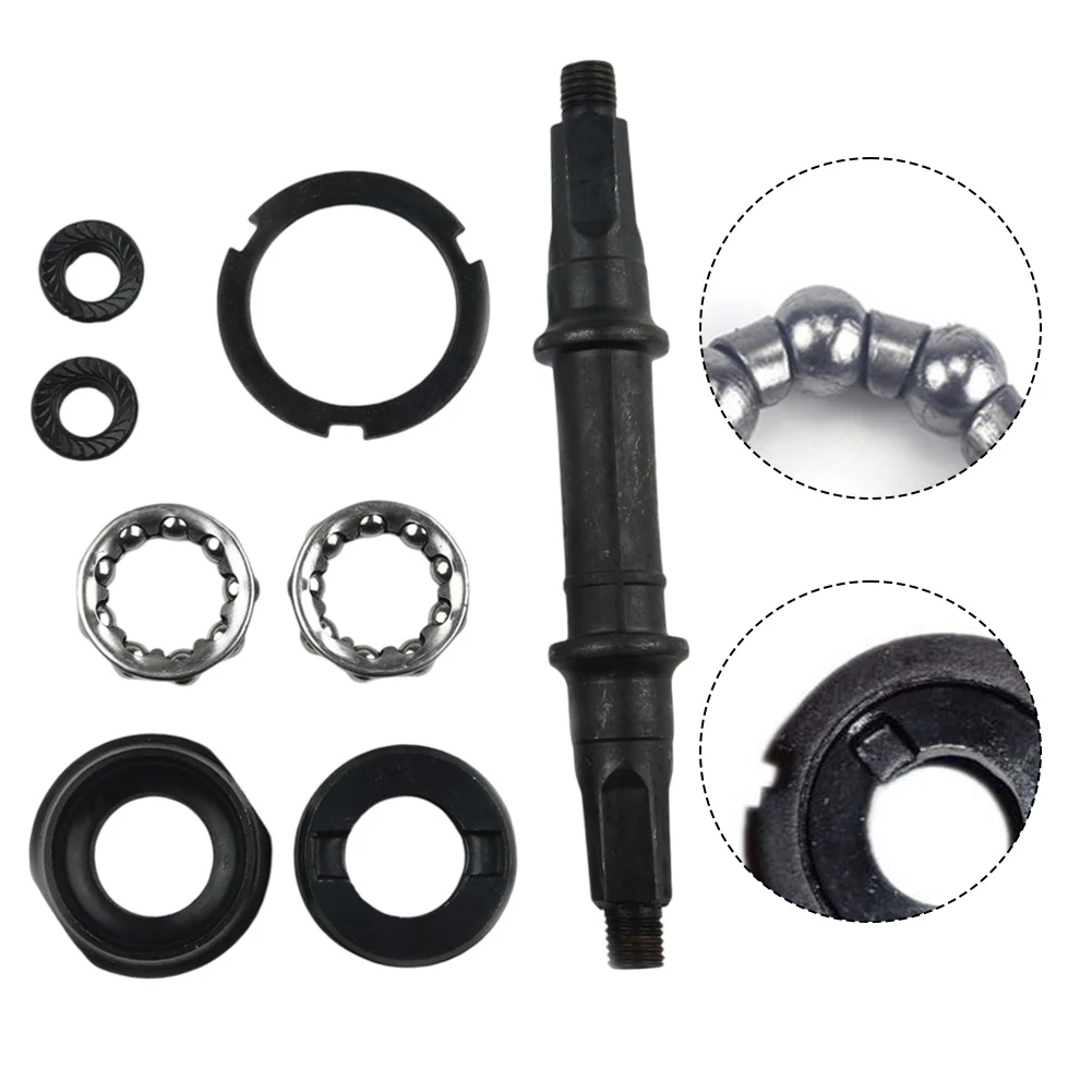 

Bicycle Bottom Bracket Axle Kit Square Hole With Cups And Bearings Bike BB Bearing Extractor Cycling Accessories