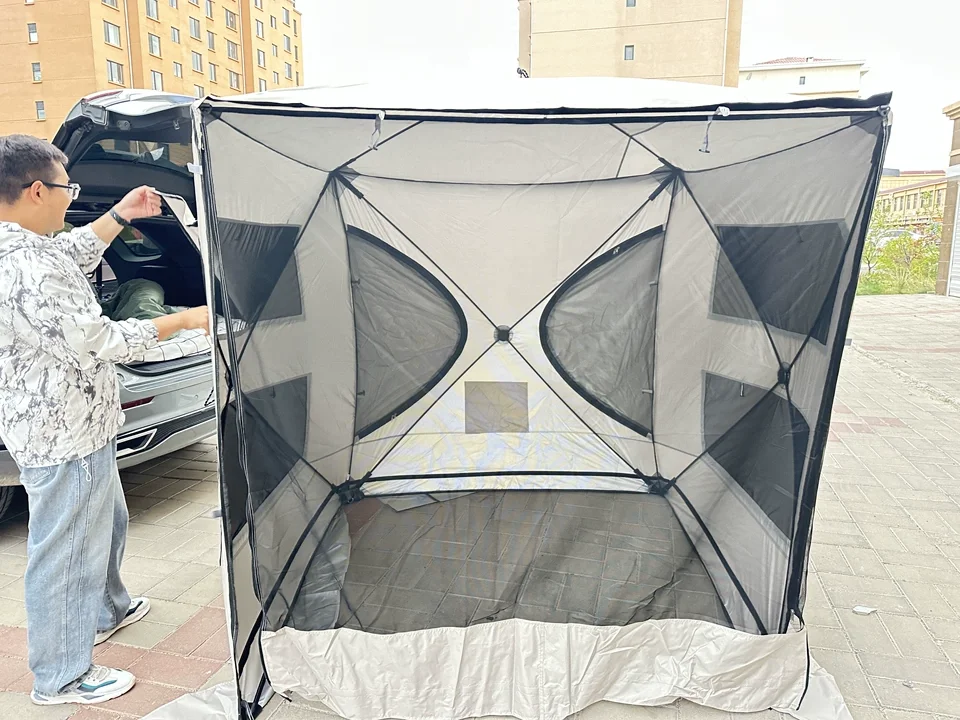Automatic quick drive rear extension tent rear tent multi-functional self-driving tour