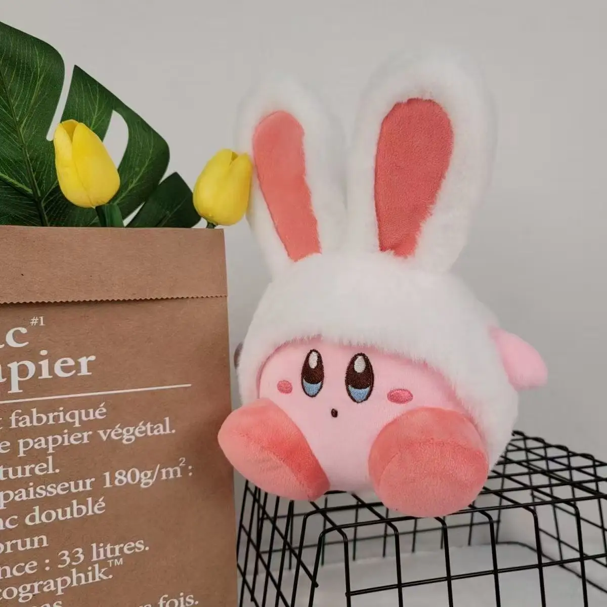20cm Rabbit Ear Kirby Plush Plush Toys Hug Pillow Grabbing Machine Doll Room Decoration Children'S Toys Girl'S Holiday Gift view 6