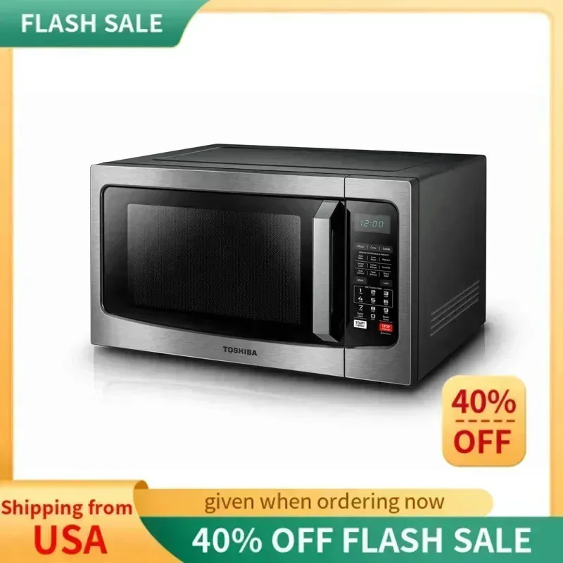 PMD4-TOSHIBA 3in1 PMD4-042A5C-SS مستشعر ذكي لفرن الميكروويف 3.6 بوصة قرص دوار قابل للإزالة للعائلة، وظيفة كتم الصوت، #1