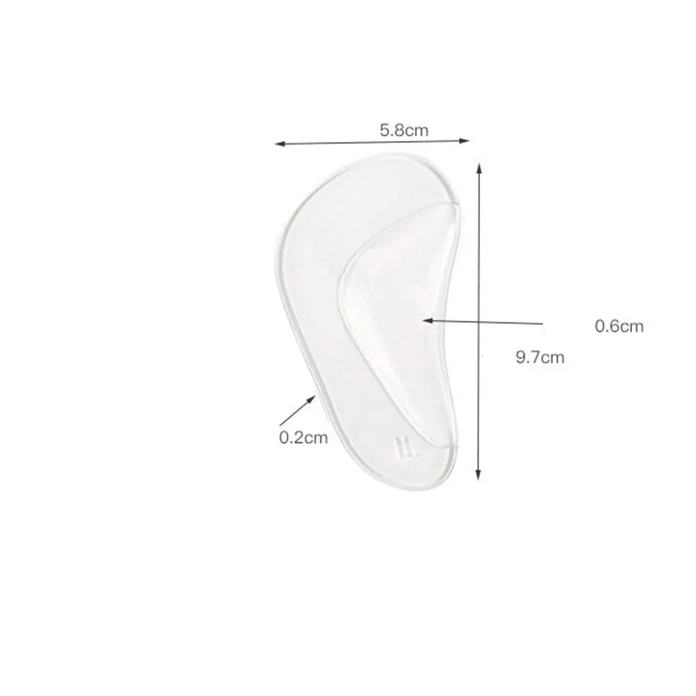 

Gel Heel Pads Foot Protection Set Plantar Fasciitis Cushion Insoles Heel Spur Relief Non Toxic Washable Soft Medical Silicone