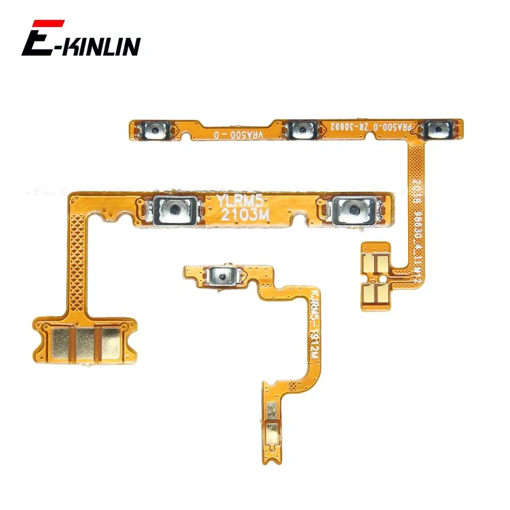 Volume Button ON OFF Key Mute Switch Power Silent Flex Cable For OPPO Realme C1 C2 C3 C3i C11 C12 C15 C17 C25 C25s