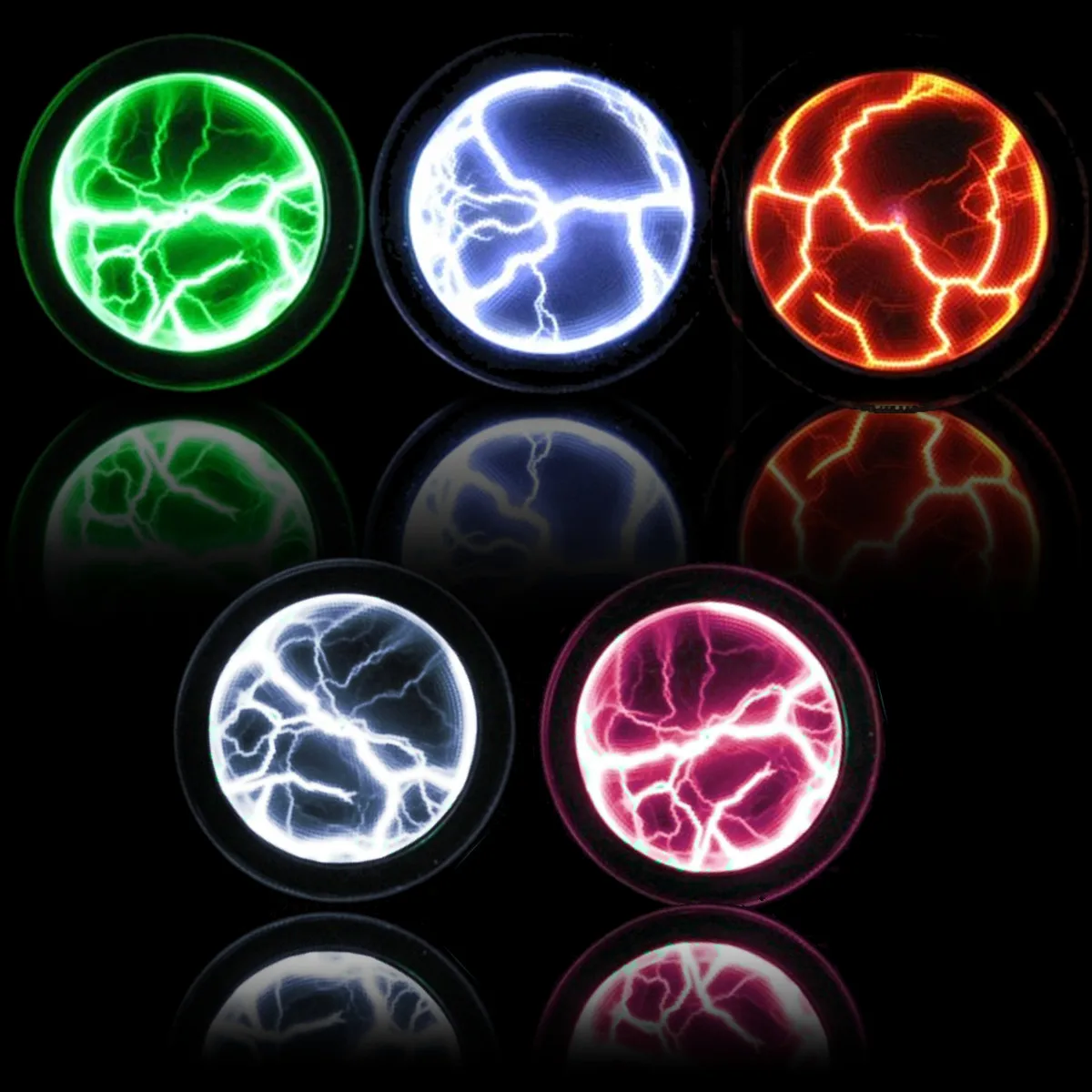 Color plasma disc fancy mini pocket plasma disc sensor lighting board home disco party decoration PVC and glass performance