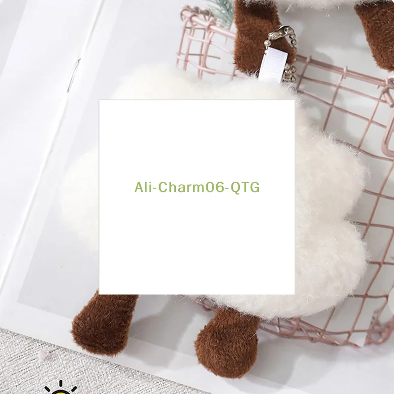 الكرتون لطيف سحابة بيضاء أفخم المفاتيح قلادة Kawaii مفتاح سحر ألعاب الدمى الناعمة هدية فتاة على ظهره اكسسوارات الديكور