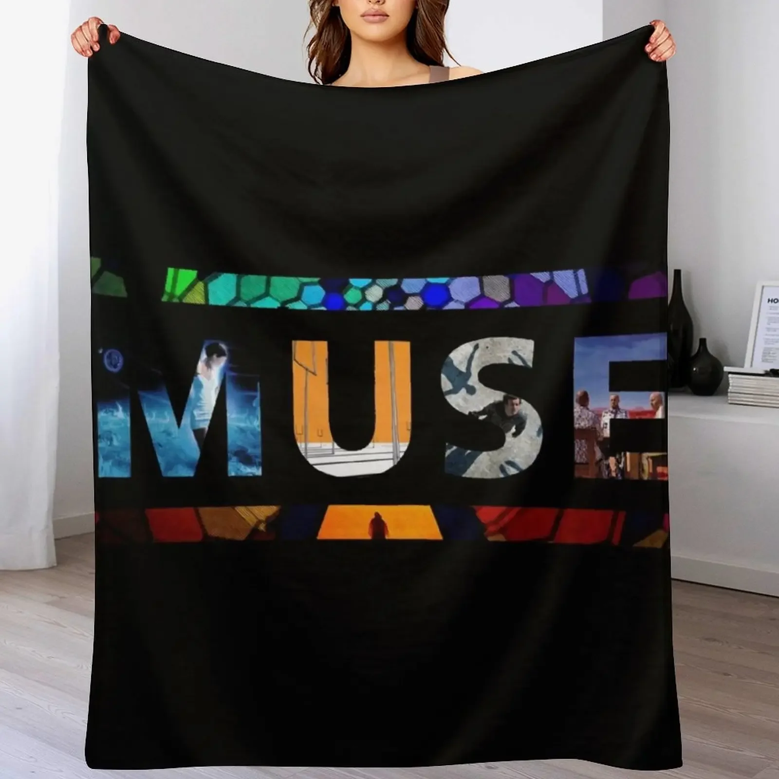 Ninja FighterMuse Muse Muse Muse, Muse Muse, Muse, Throw Blanket Cozy Throw Blanket for Bed Sofa Chair