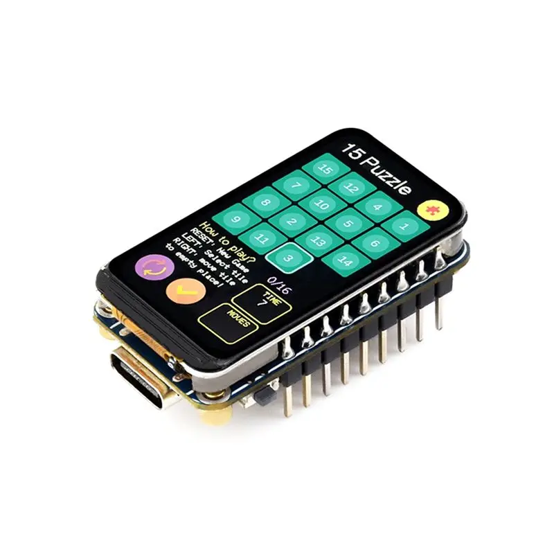 Classic-1.47Inch LCD Development Board Cortex-M33 With RGB Lamp Beads5 172X320 16MB Flash LCD-1.47 TYPE-C A