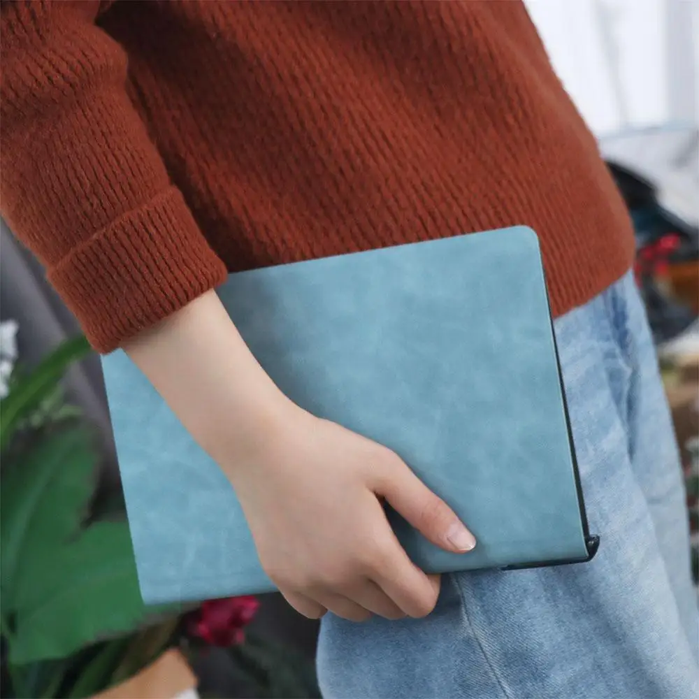 

Portable A5 Whiteboard Notebook Reusable Erasing Folding Writing Board Message Note Leather Whiteboard Notepad Students