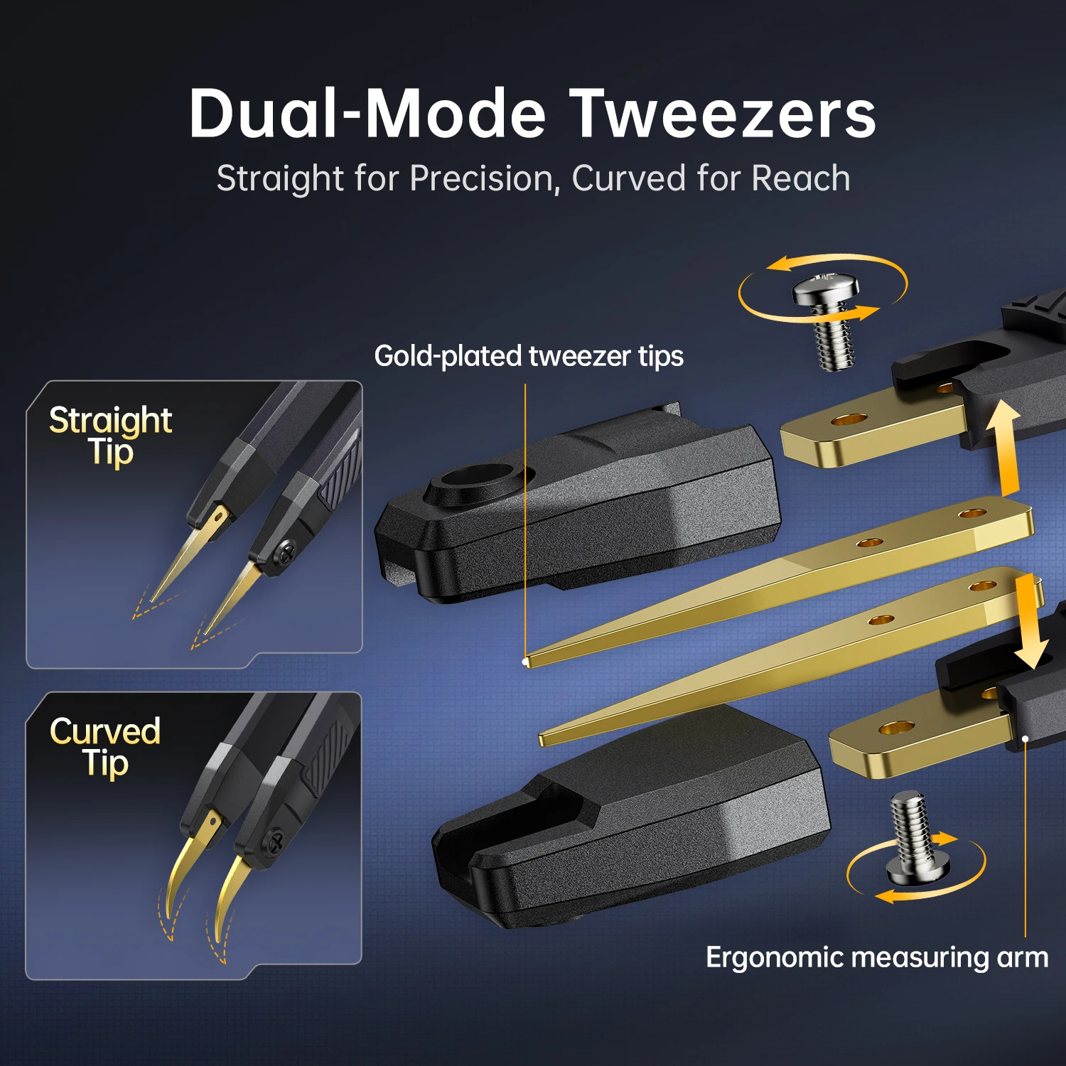 Transistor Tester Smart Pinzette LCR SMD ESR Tester Widerstand Kapazität Induktivität Kontinuität Diode Test Auto Multimeter Werkzeuge