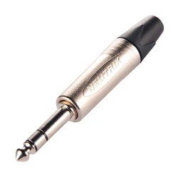 24K rhodium-plated 2-pole 6.35mm 6.5mm mono stereo straight plug two-core three-core microphone plug