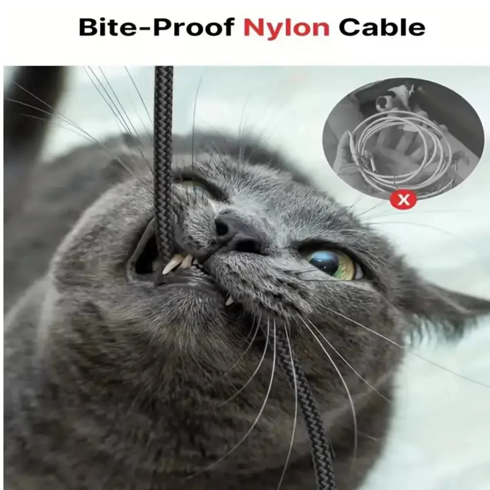 كابل بيانات 0.25 متر USB C إلى النوع C سلك بيانات شحن سريع كابل قصير 66 وات نوع C لهاتف آيفون 15 هواوي سامسونج باور بانك محمول