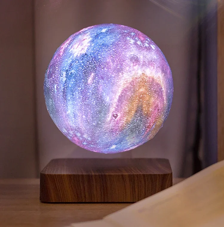 

Christmas gifts, maglev starry sky balls, moon lights, bedroom atmosphere lights, light luxury office ornaments