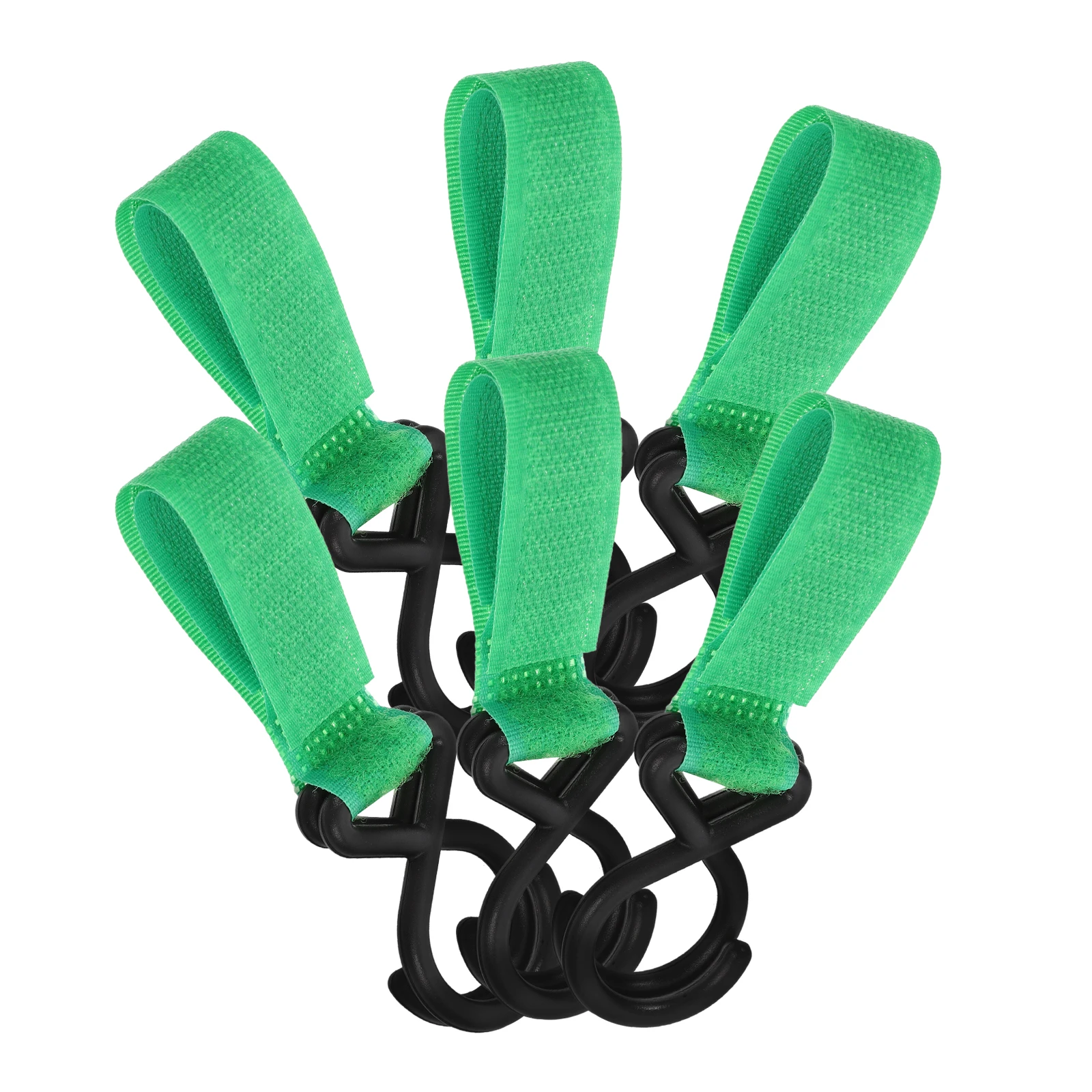 

6pcs Multifunctional Nylon Hooks Stroller Accessories Portable Hooks for Hanging Bag Shopping Diaper Universal Practical
