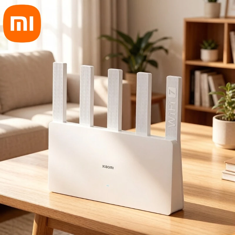 Xiaomi Router BE5000 WiFi 7 2.5G Network Port 5011Mbps 512MB Memory 2.4G/2.5GHz Dual Broadband Access Network SecurityProtection