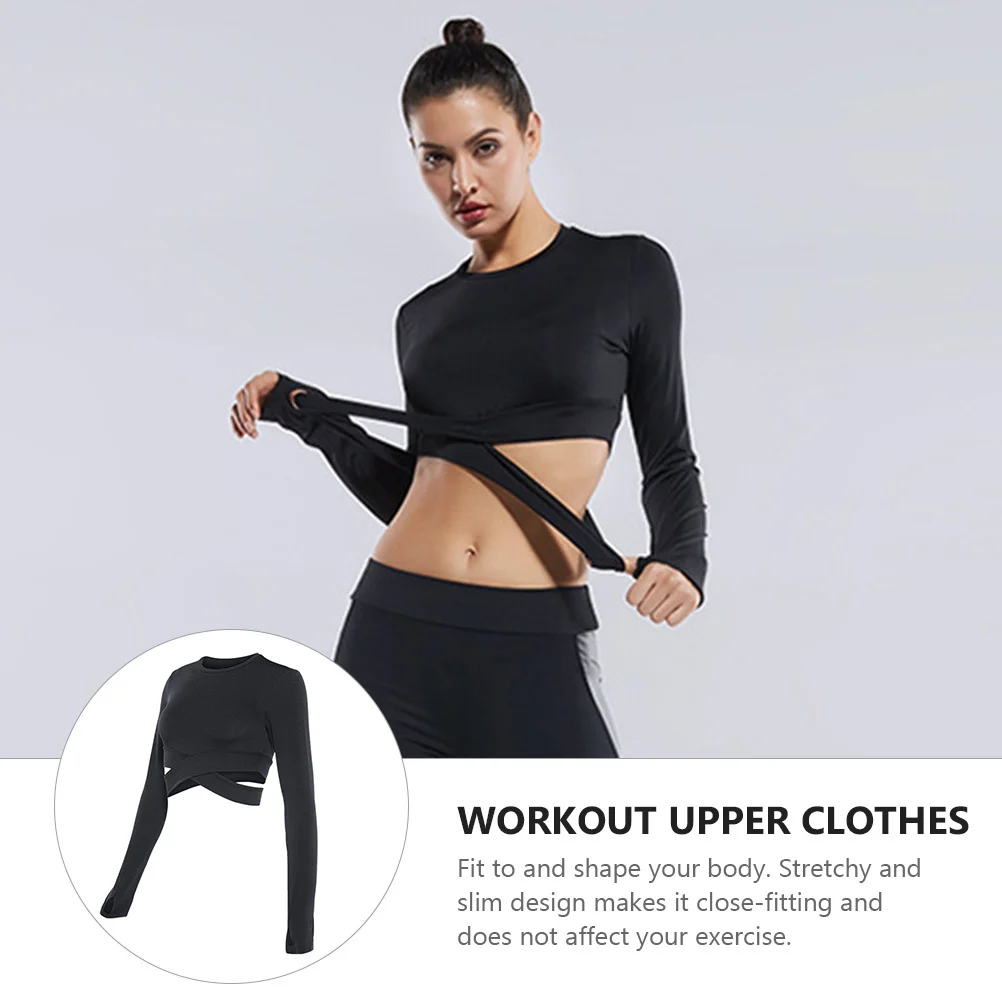 

1Pcs Women Yoga Crop Top Elastic Close-Fitting Breathable Comfortable Quick Dry Suitable for Exercise Fitness Clothing