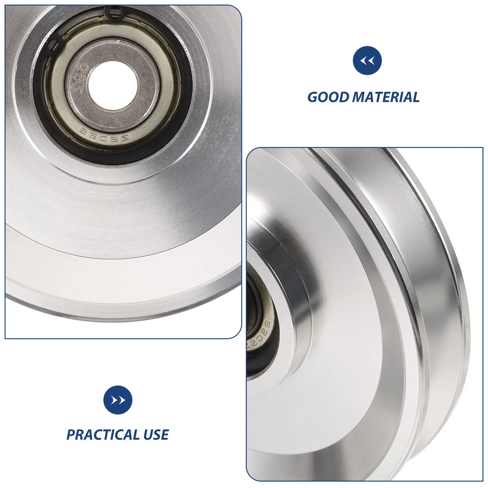Universal Heavy Duty Aluminium Alloy Bearing Pulley Wheel for Gym Fitness Equipment DIY Home Pulley System Smooth Silent