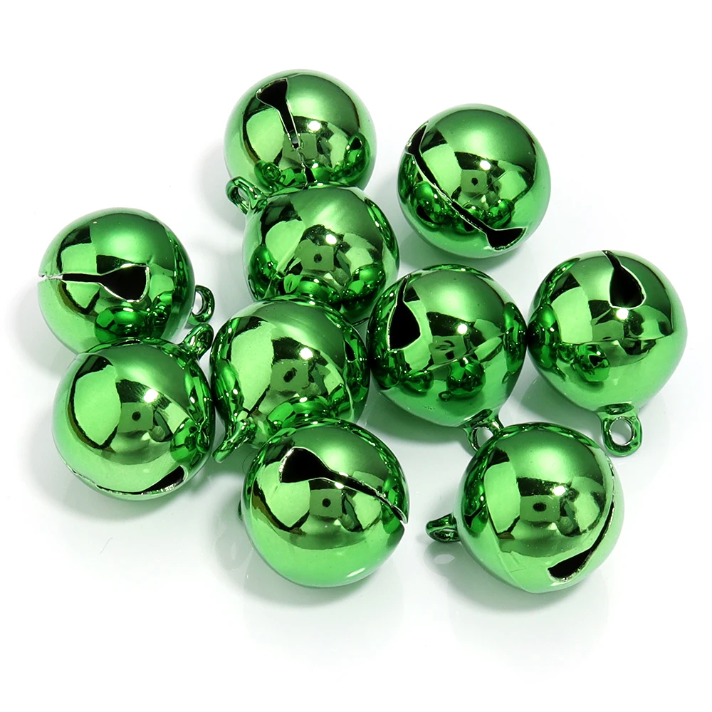Louleur Bunte Weihnachts-Jingle Bells-Perlen-Anhänger für Schmuckherstellung, DIY-Handwerk, handgefertigte Accessoires, Party-Dekoration – Detail 7