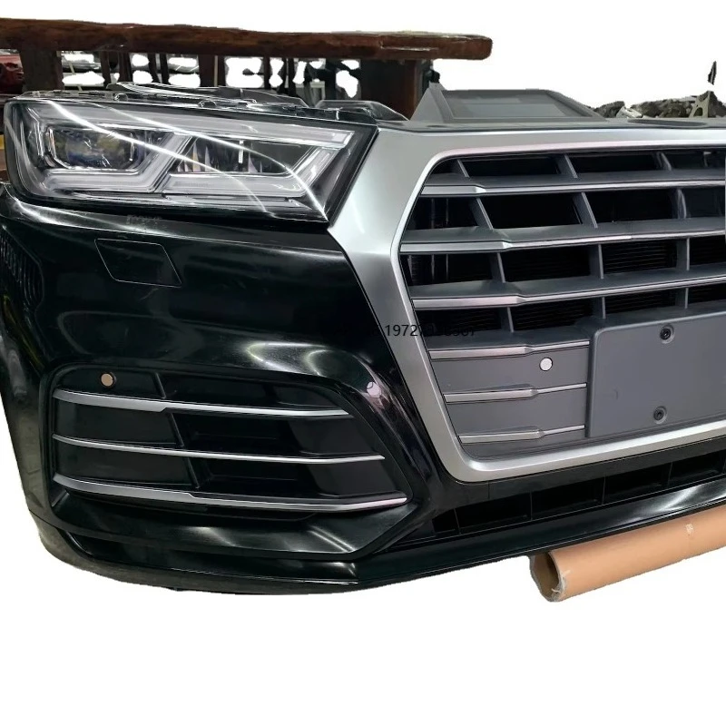 

For Q5 Front Bumper High Quality ABS Plastic Auto Parts Replacement with Bolt-On Attachment and 6 Month Warranty