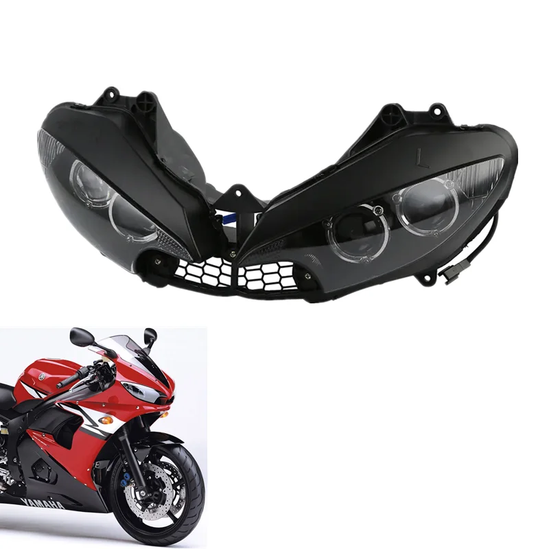 

Передняя фара в сборе для Yamaha YZF R6 2003-2005 YZF R6S 2006-2009, аксессуары для мотоциклов