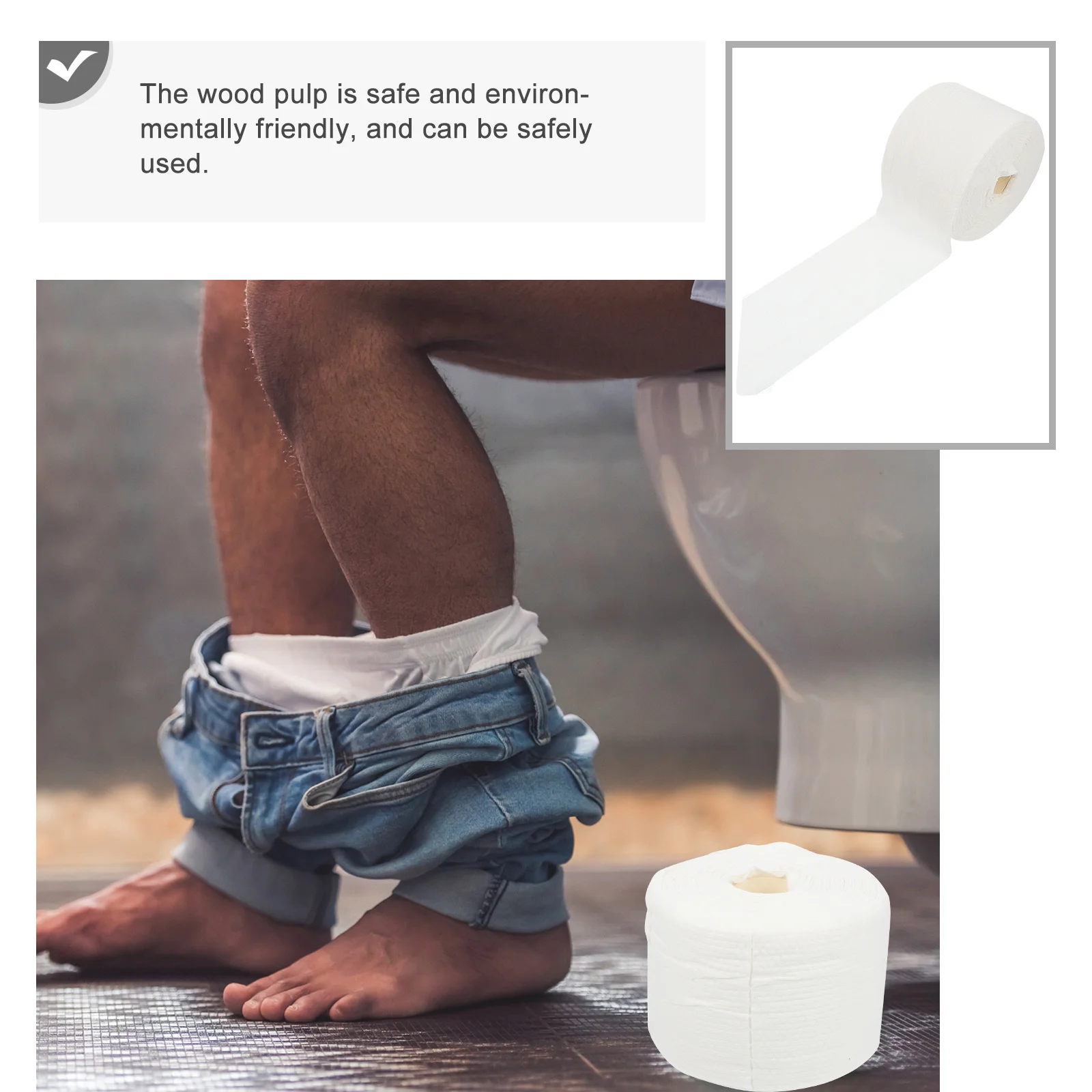 1 rotolo di salvietta per il viso usa e getta, portatile, morbido, confortevole, assorbente, delicato sulla pelle, per i viaggi