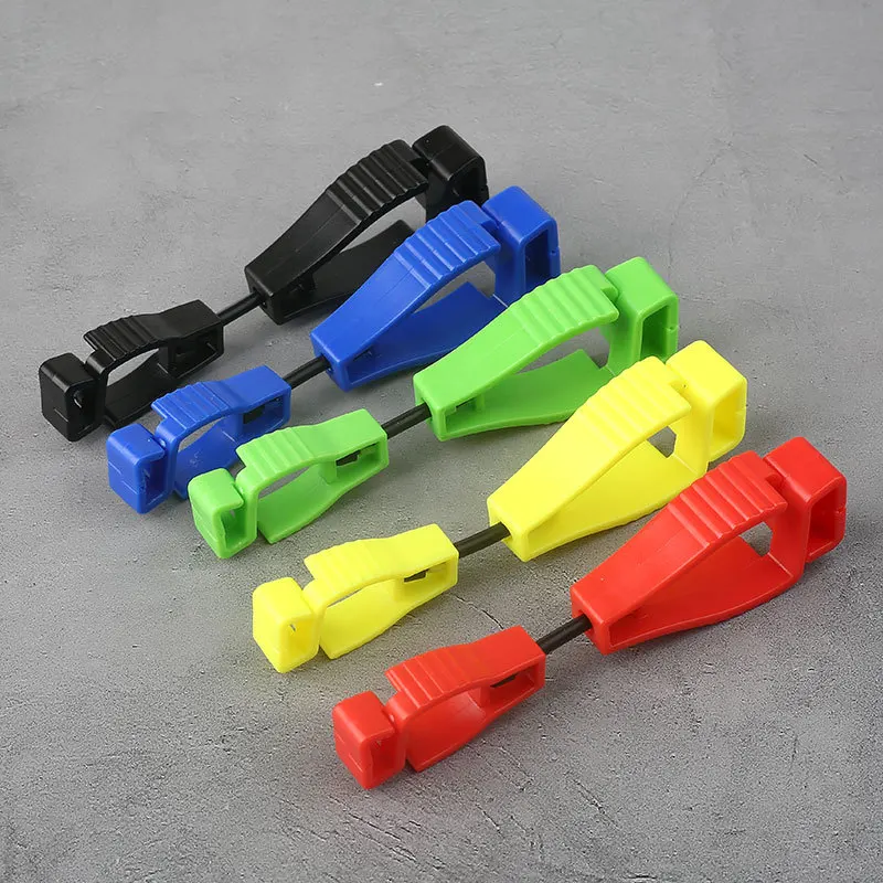 Safety Glove Clips for Work, Holder Hanger, Guard Labor Clamp, Grabber Catcher, Hot Clip, 10Pcs