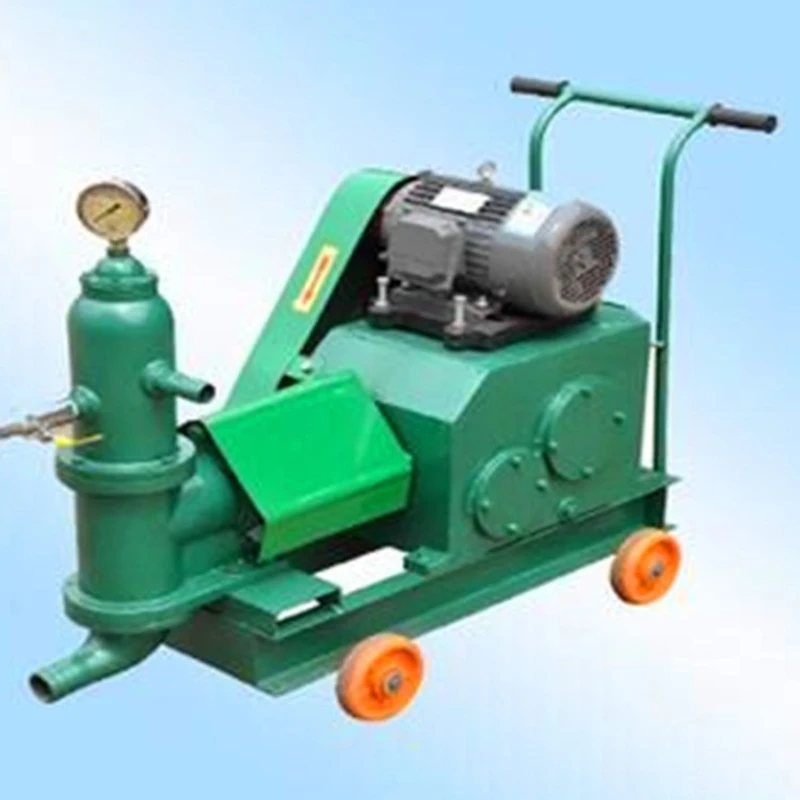 

HB-3 piston grouting pump, single cylinder grouting pump, double cylinder piston grouting pump, small mortar