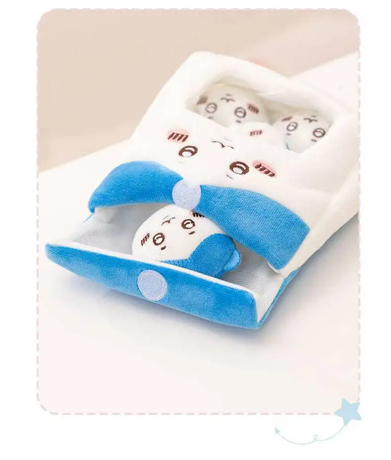 20 cm Neueste Tasche mit Snacks Kleine Acht Kawaii Gefüllte Plüschtier Puppe Cartoon Anime Süßes Geschenk für Kinder Lustige Puppe Weihnachten – Detail 19