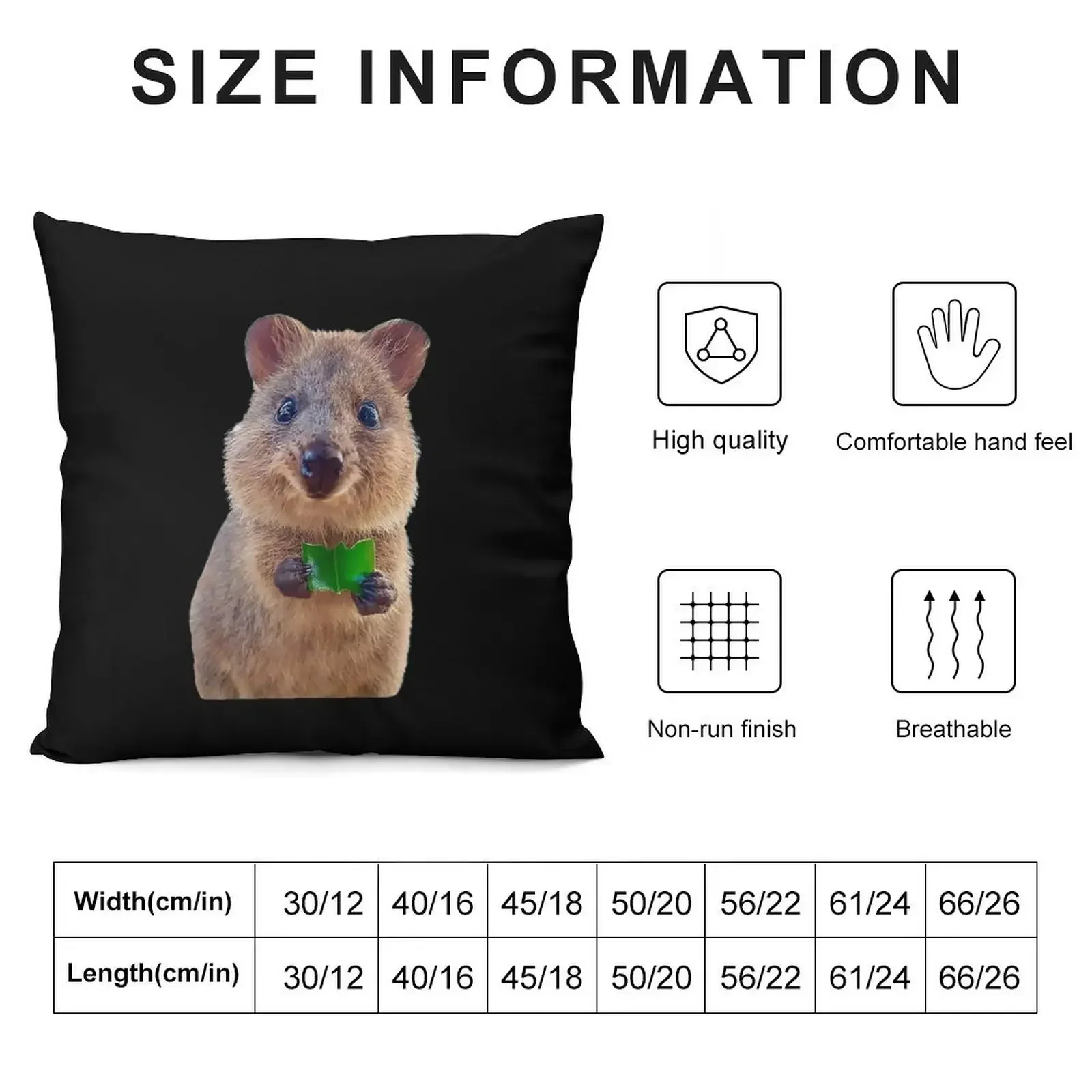 Quokka Throw Pillow Luxury Sofa Cushions pillowcases for sofa cushions luxury throw pillow covers pillow