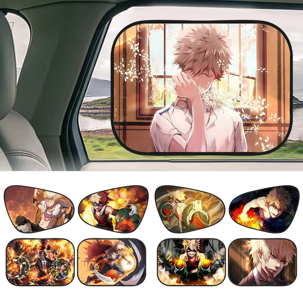 

Бакуго Кацуки, солнцезащитные козырьки на боковое окно автомобиля, 1 упаковка, солнцезащитные козырьки от солнца, защита от УФ-лучей для детей, козырек от солнца на боковое окно ребенка