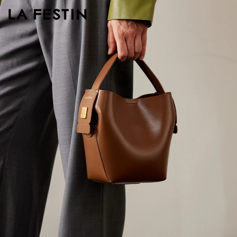 

LA FESTIN Original Ladies Leather Bag New 2023 Women Handbag Fashion Design Crossbody Shoulder Bag Women's bag Luxury Products