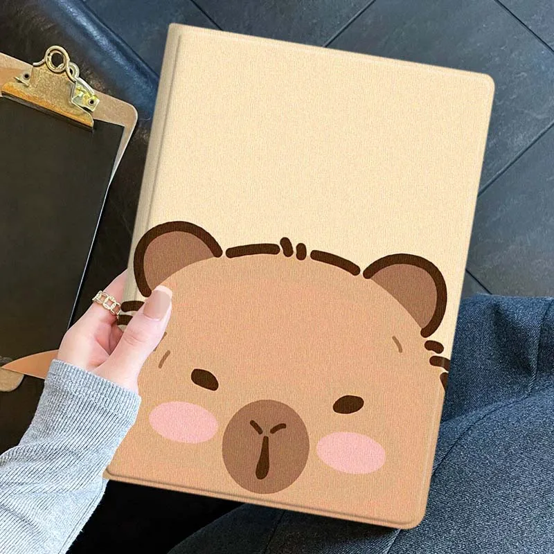 Cartoon Cute Capybara Soft For Huawei Honor Pad 9 8 7 6 V9 V8 V7 X9 X8 X7 GT2 GT 3 5 10  Pro Inch Tablet Case