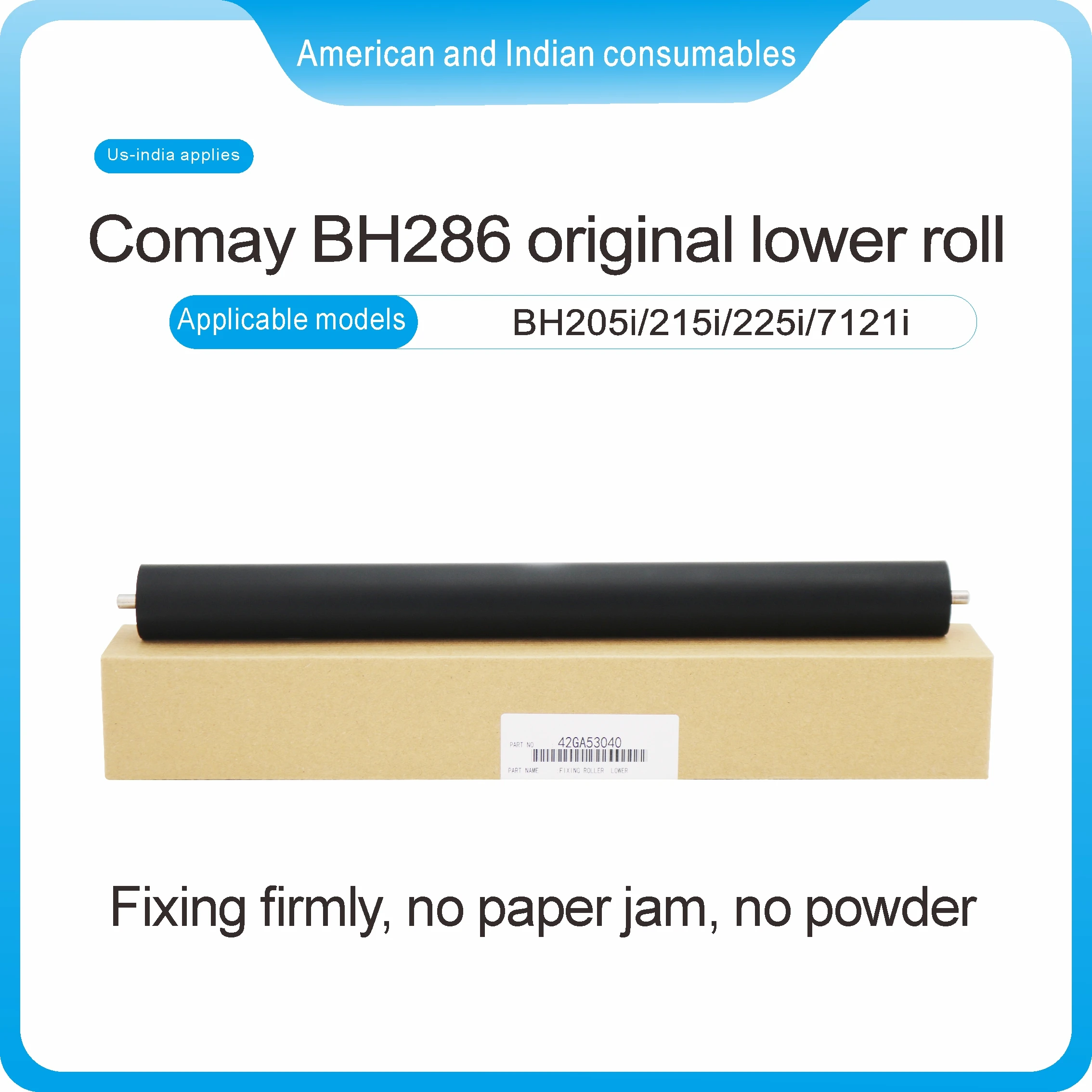 42GA53040 Original Konica Minolta Lower Roller for Bizhub Press 205i 215i 225i 7121i  Copier Lower Roller Assy